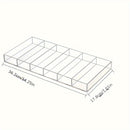 Organizador de Óculos em Acrílico Transparente – 6 Compartimentos Premium