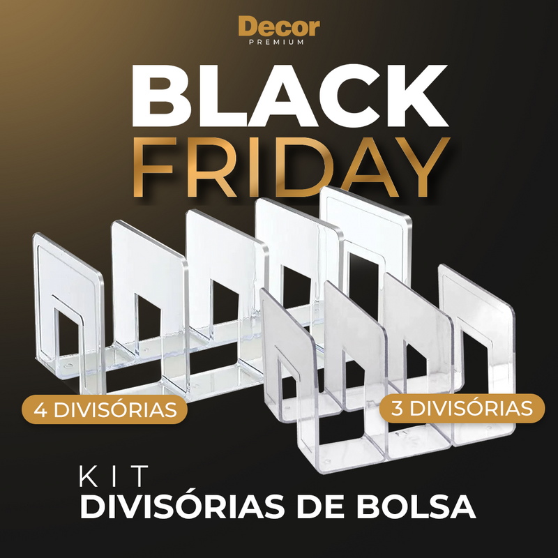 [BLACK FRIDAY] KIT ORGANIZADOR DE BOLSAS