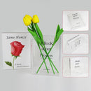 Vaso de Flor Acrílico Livro