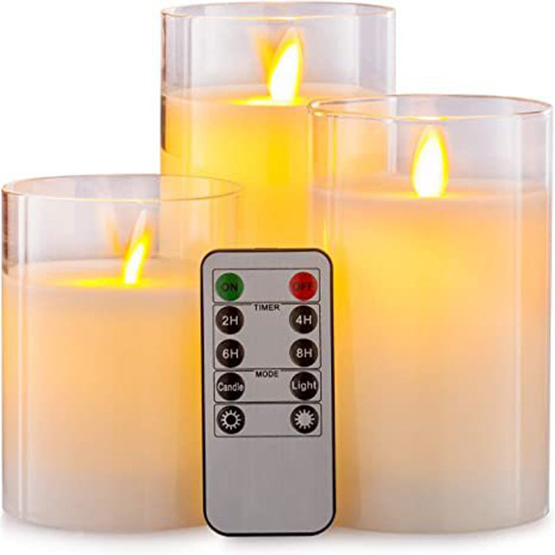 Conjunto de Velas Eletrônicas