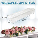 Vaso de Flor Acrílico - 💓Especial Dia das Mães