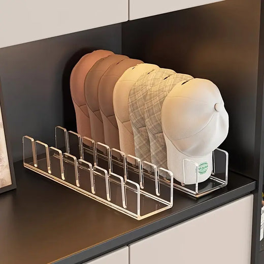 Suporte em Acrílico para Organização de Bonés