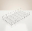 Organizador de Óculos em Acrílico Premium – 6 Compartimentos
